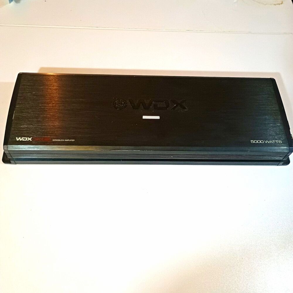 DB Drive WDX5KG2 Mono Monoblock Car Audio Amplifier 5000W RMS